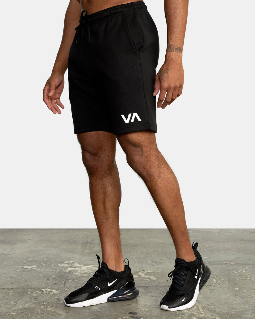 Sport Elastic Waist Walkshorts IV  19" - Black