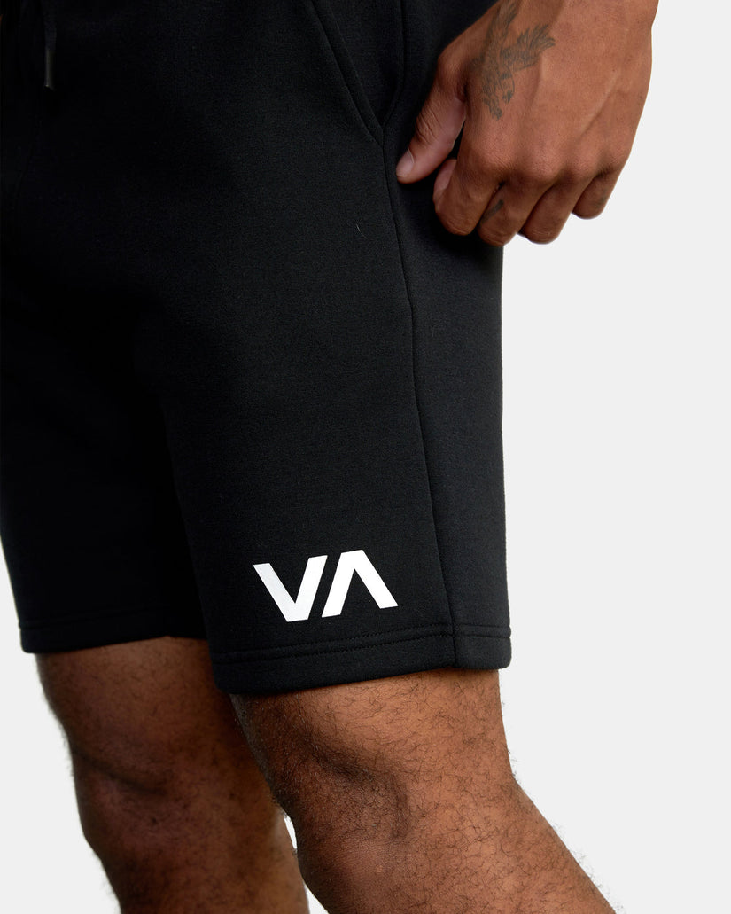 Sport Elastic Waist Walkshorts IV  19" - Black