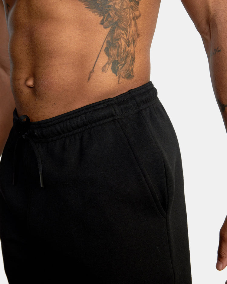 Sport Elastic Waist Walkshorts IV  19" - Black