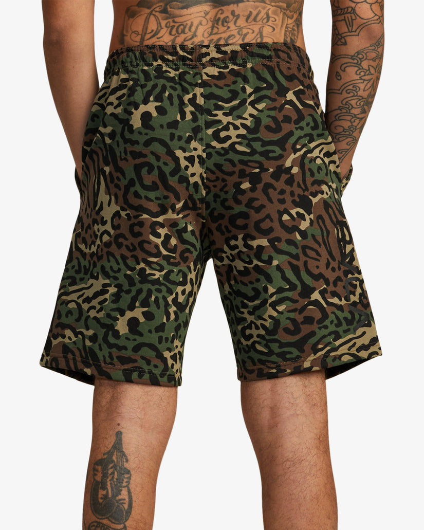 Sport Elastic Waist Walkshorts IV  19" - Animal Camo