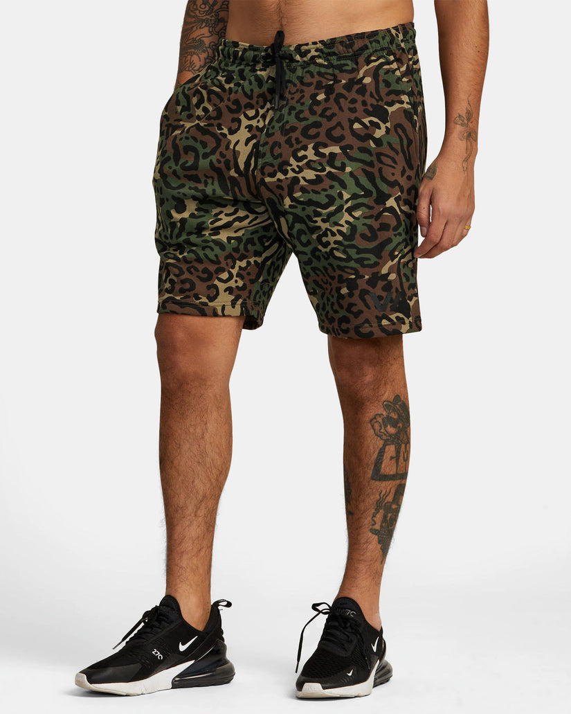 Sport Elastic Waist Walkshorts IV  19" - Animal Camo