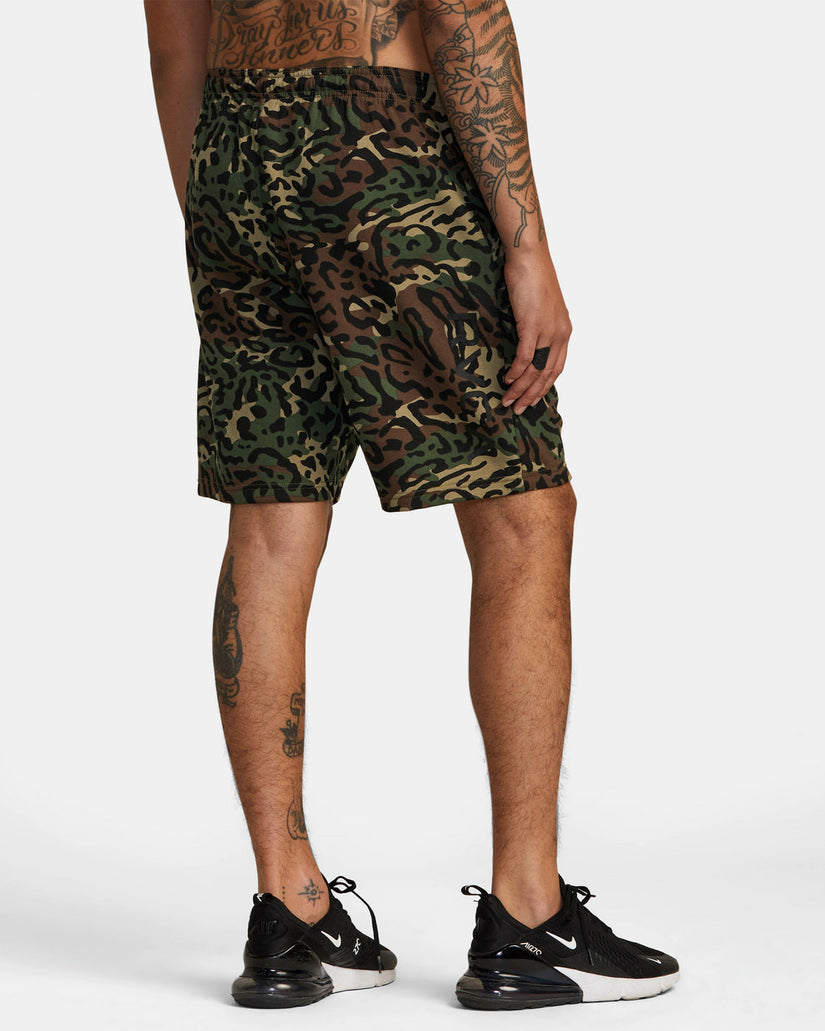 Sport Elastic Waist Walkshorts IV  19" - Animal Camo