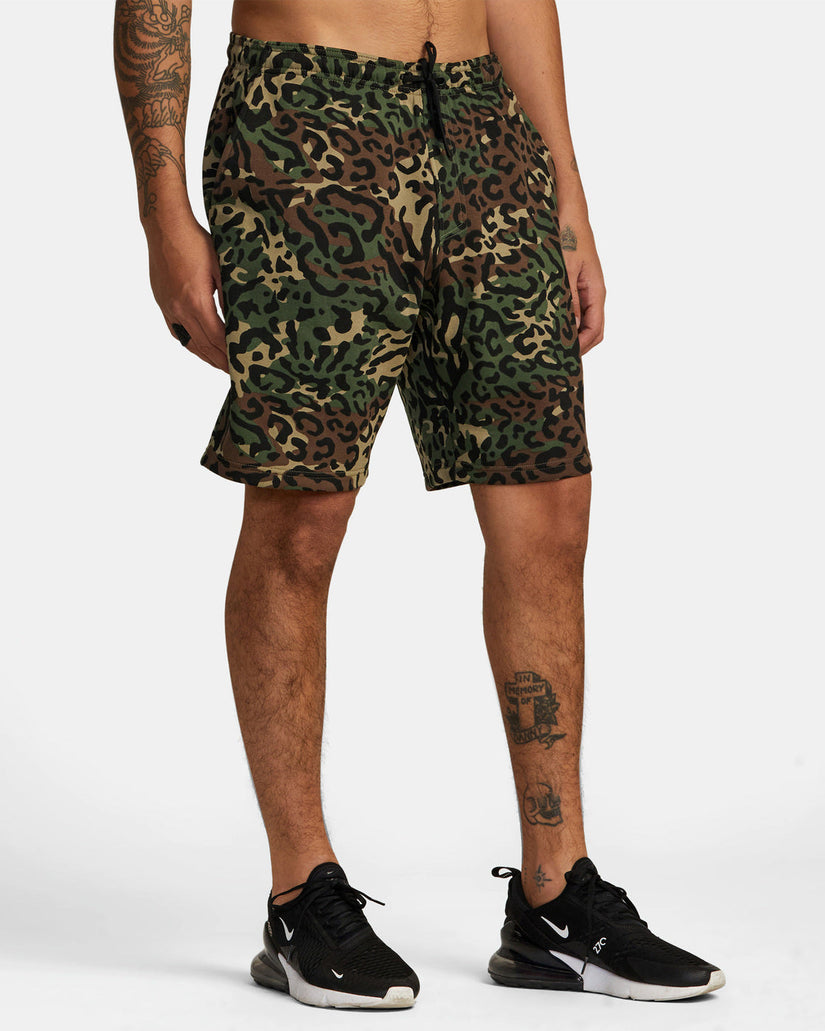 Sport Elastic Waist Walkshorts IV  19" - Animal Camo