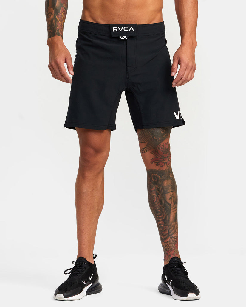 Grappler Elastic Waist Walkshorts 17" - Black