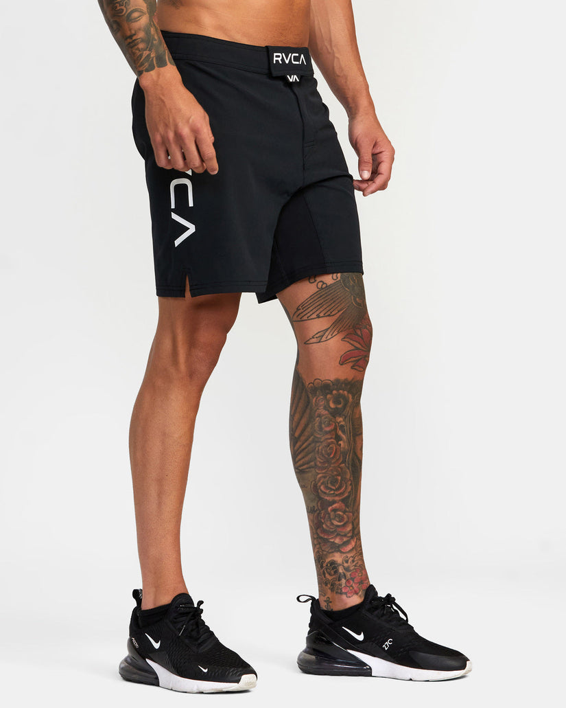 Grappler Elastic Waist Walkshorts 17" - Black