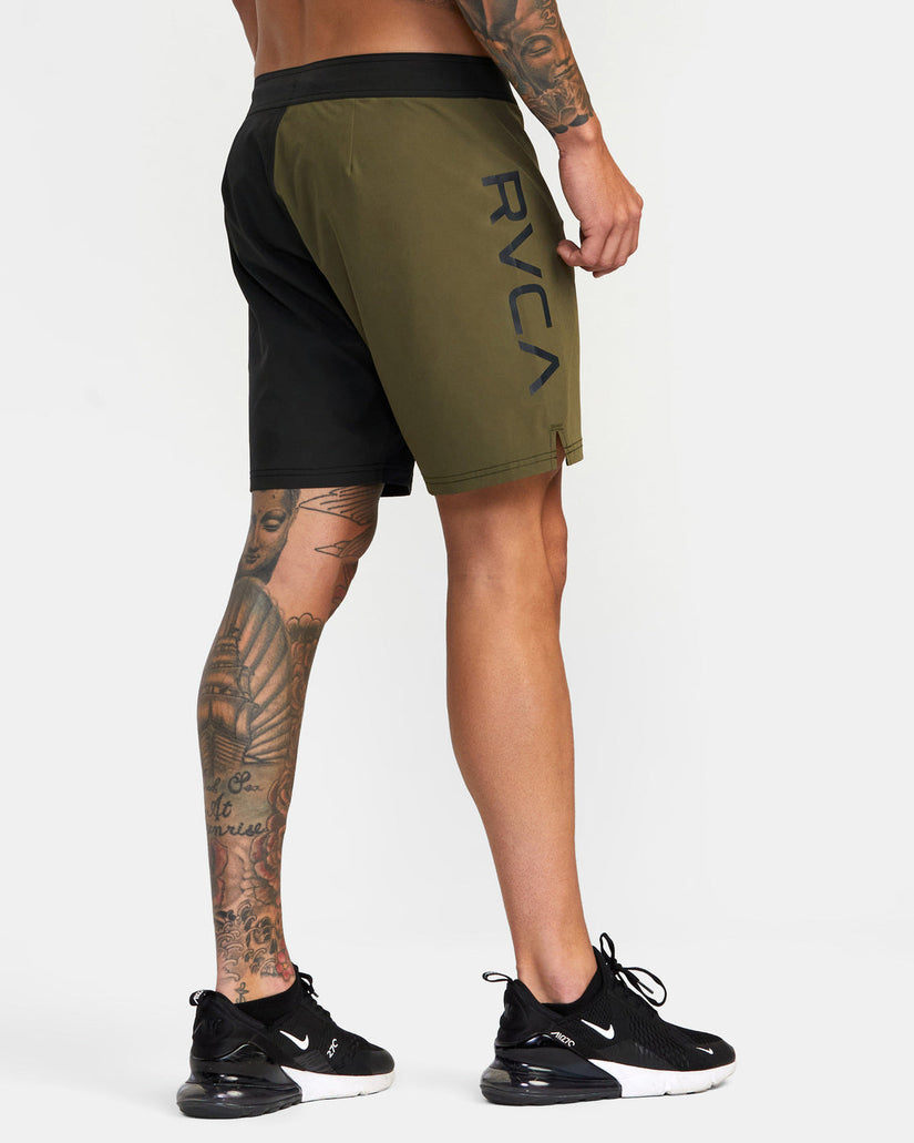 Fight Scrapper Elastic Waist Walkshorts 15" - Olive