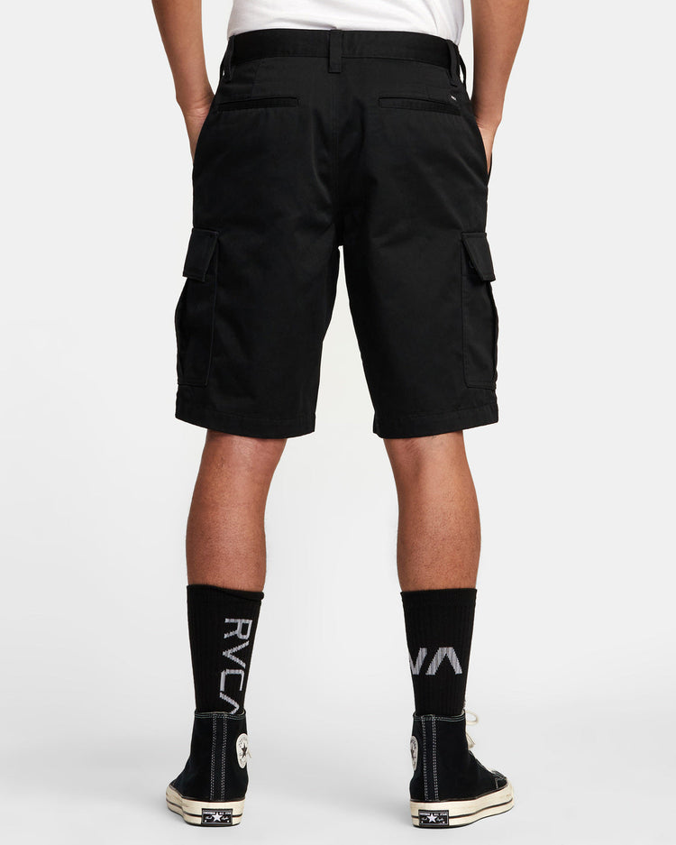 Recession Collection Americana Cargo Shorts - Black