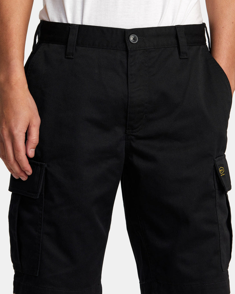 Recession Collection Americana Cargo Shorts - Black