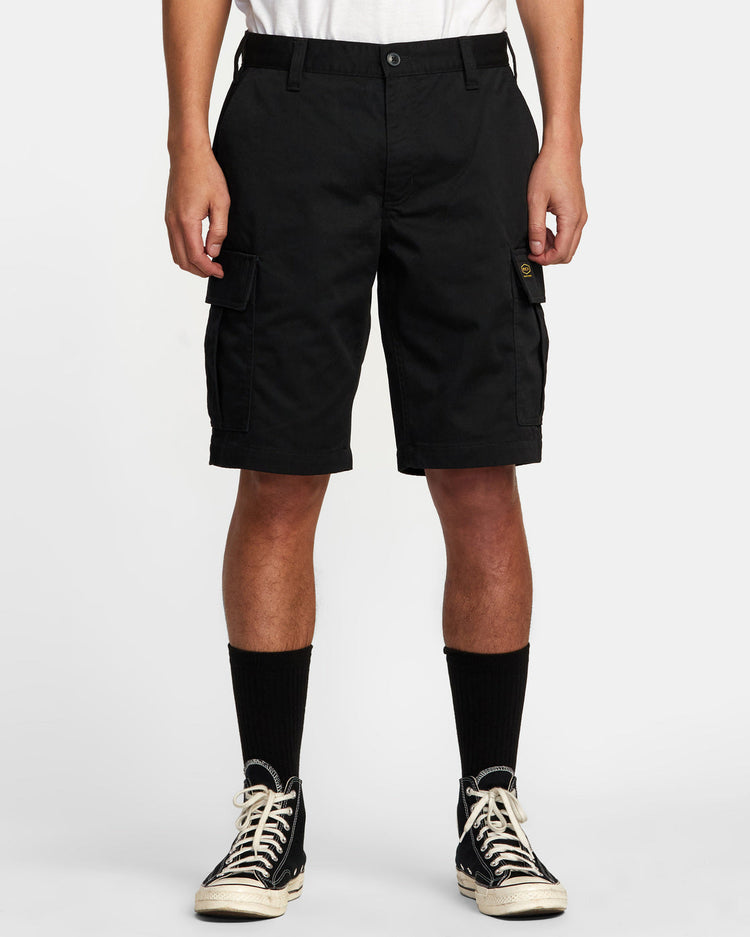 Recession Collection Americana Cargo Shorts - Black