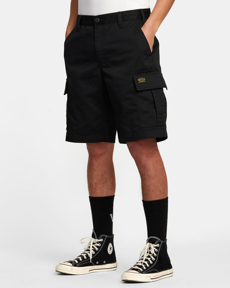 Recession Collection Americana Cargo Shorts - Black