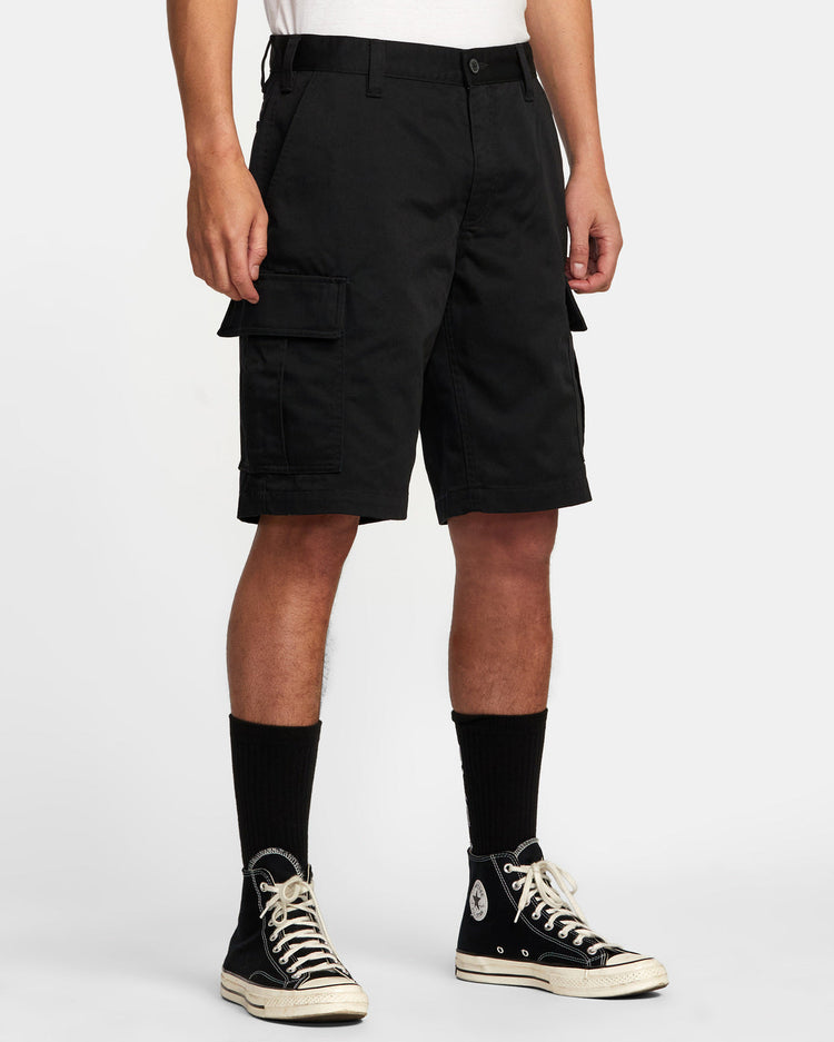 Recession Collection Americana Cargo Shorts - Black