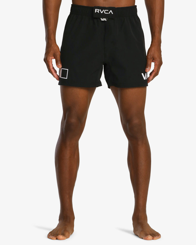 Fight Scrapper Elastic Waist Walkshorts 15" - Black