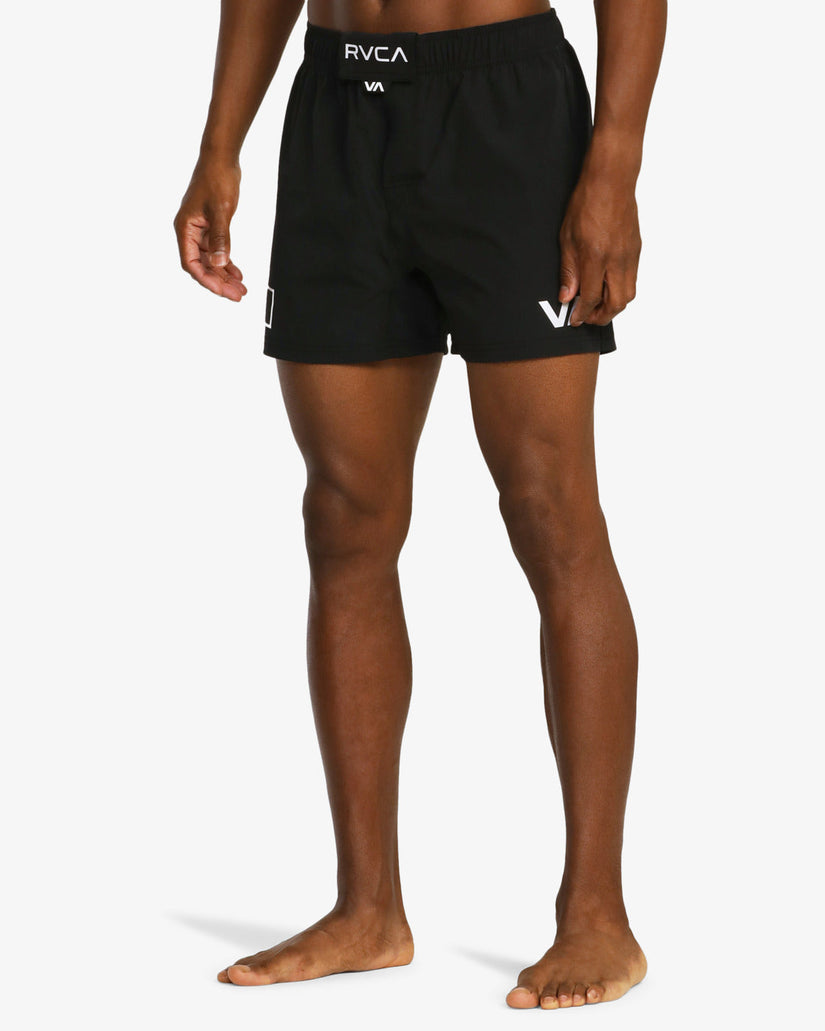 Fight Scrapper Elastic Waist Walkshorts 15" - Black