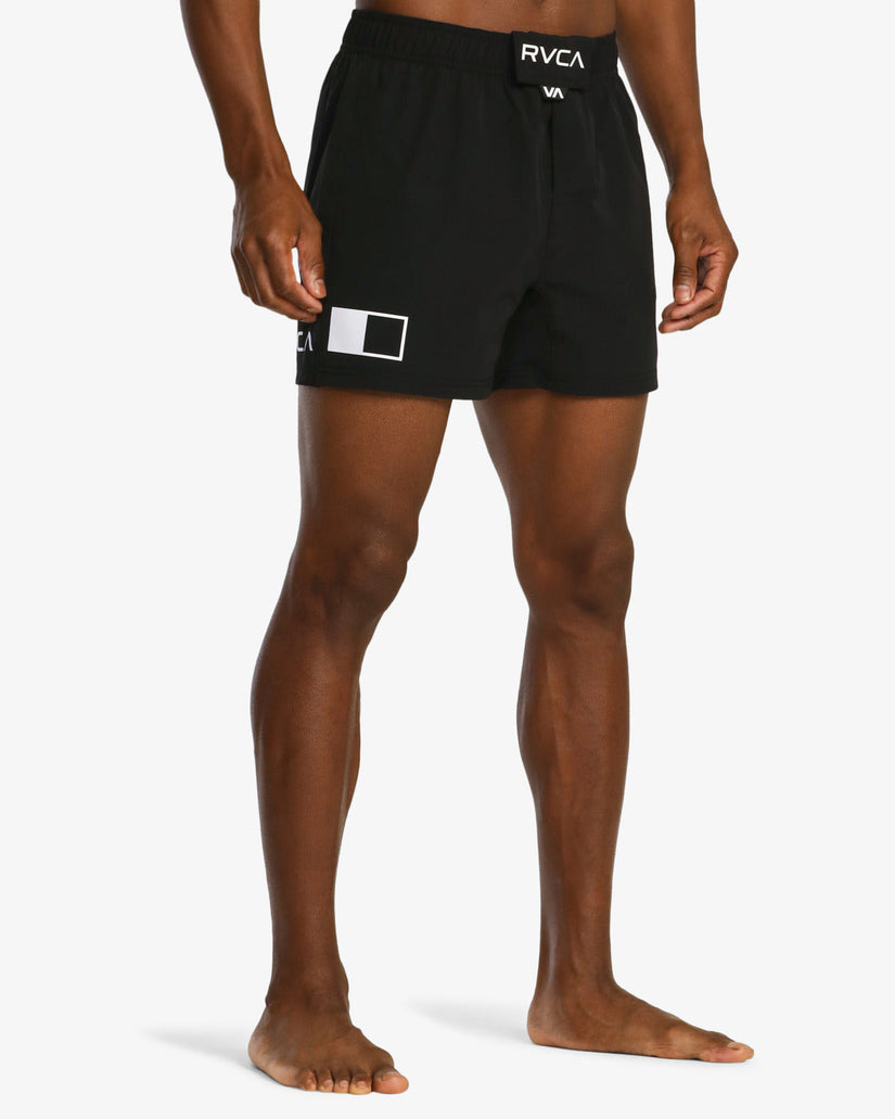 Fight Scrapper Elastic Waist Walkshorts 15" - Black