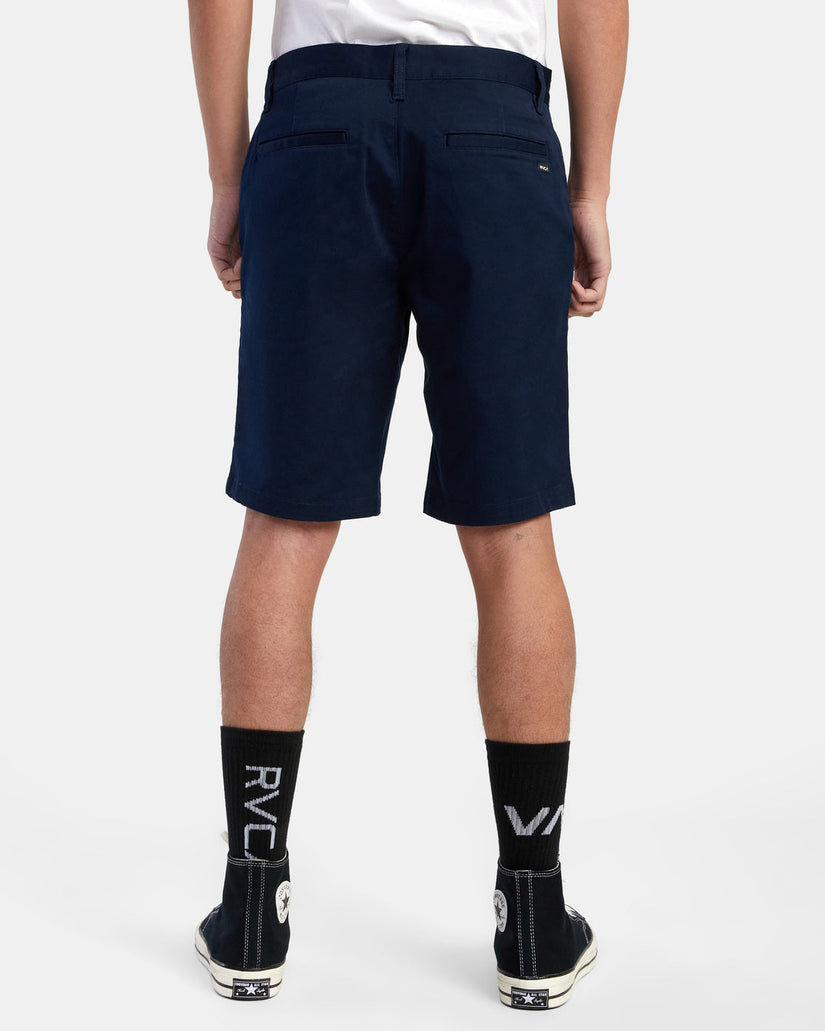 Weekend Stretch Chino Shorts 20" - Navy Marine