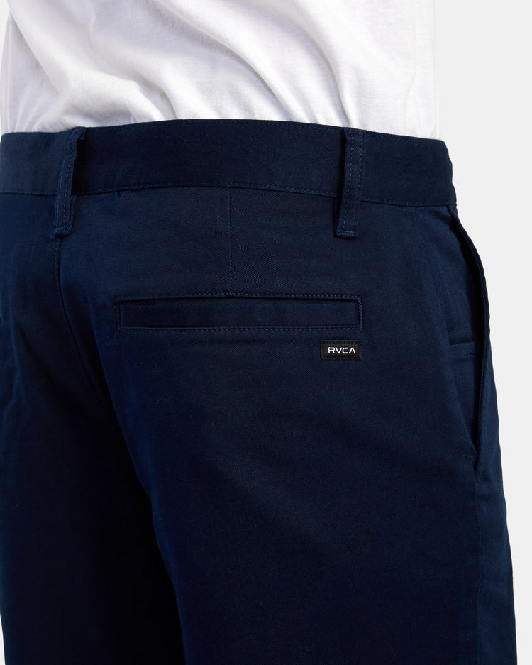 Weekend Stretch Chino Shorts 20" - Navy Marine