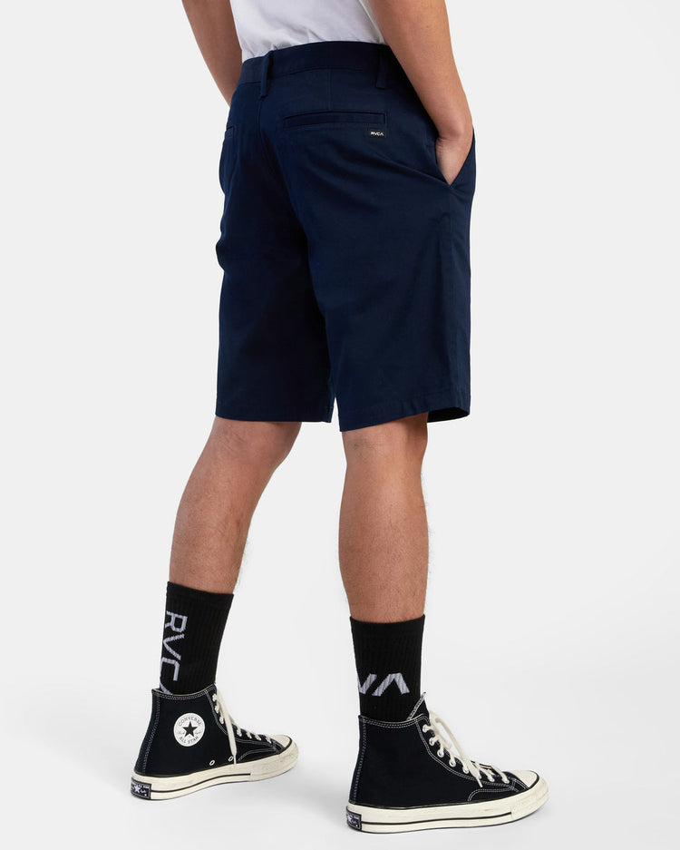 Weekend Stretch Chino Shorts 20" - Navy Marine