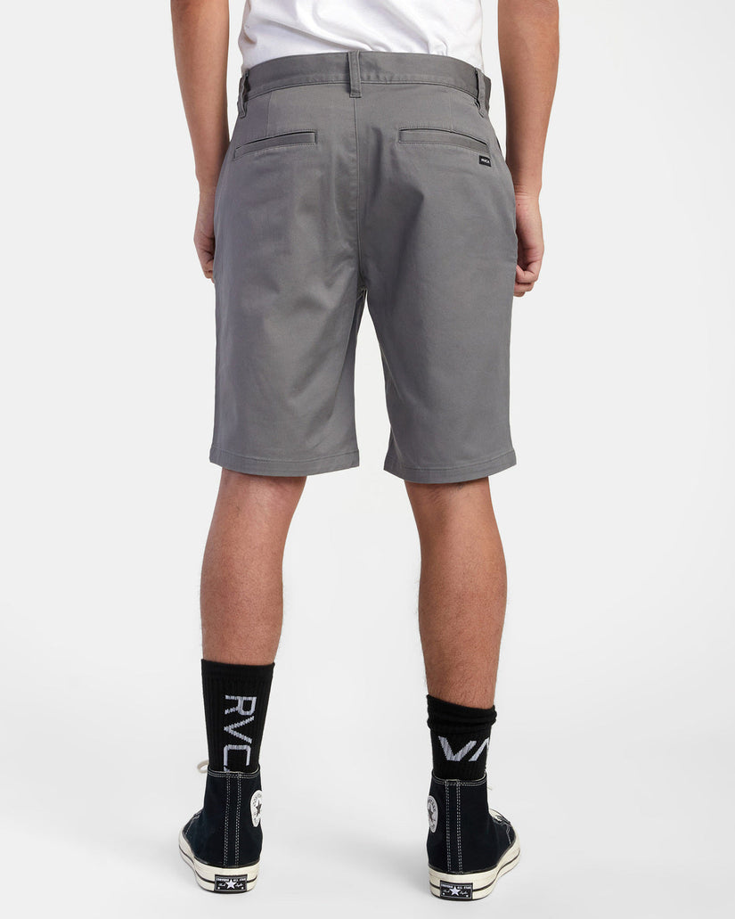 Weekend Stretch Chino Shorts 20" - Smoke