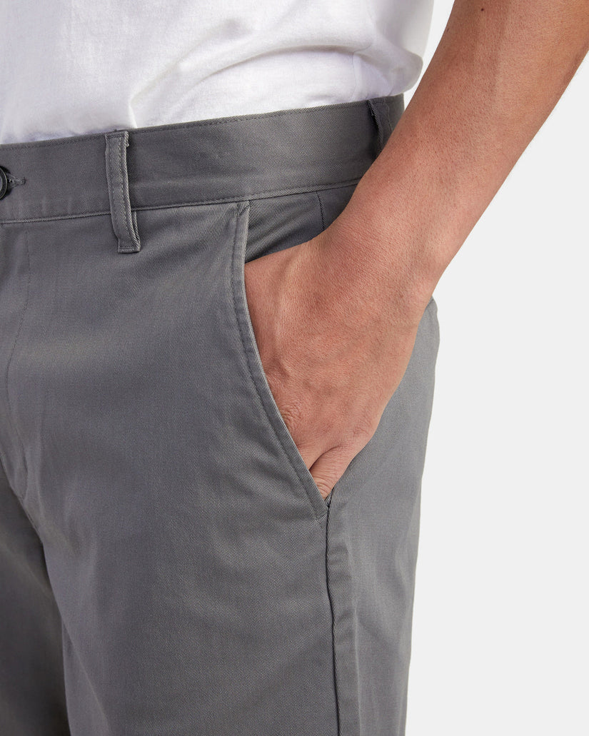 Weekend Stretch Chino Shorts 20" - Smoke