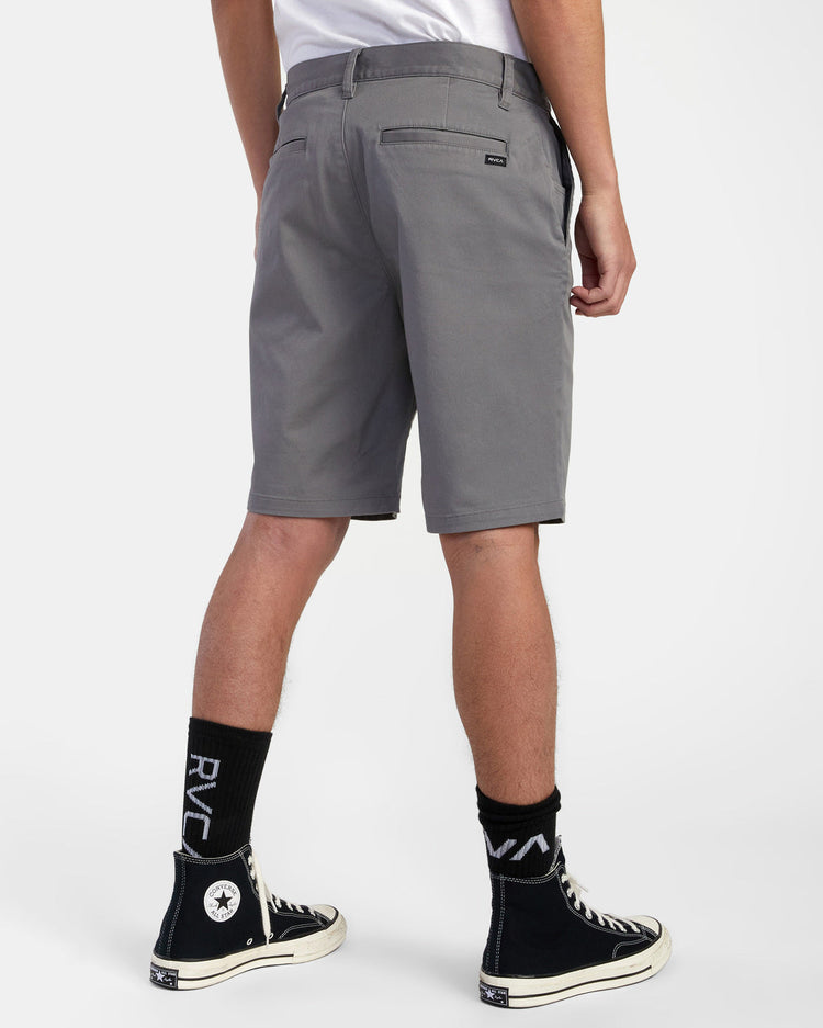 Weekend Stretch Chino Shorts 20" - Smoke