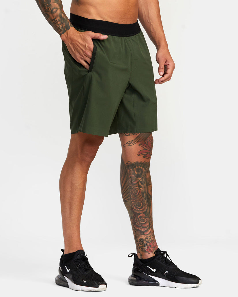 Yogger Plus 18" Training Shorts - Dark Olive