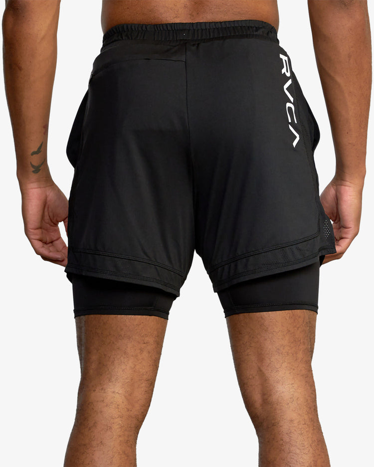 Sport Vent 16" Training Shorts - Black