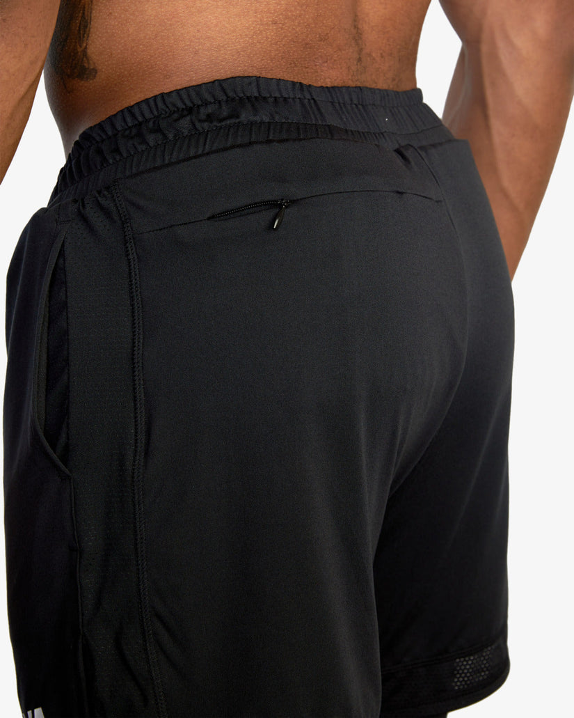 Sport Vent 16" Training Shorts - Black