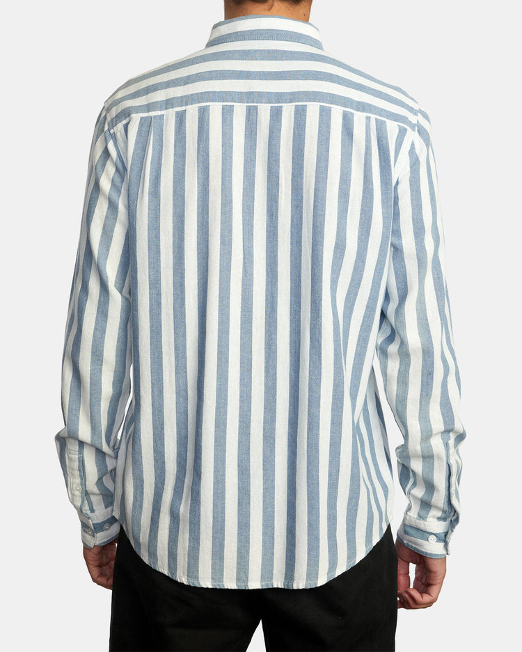 Harbour Long Sleeve Shirt - Denim Stripe