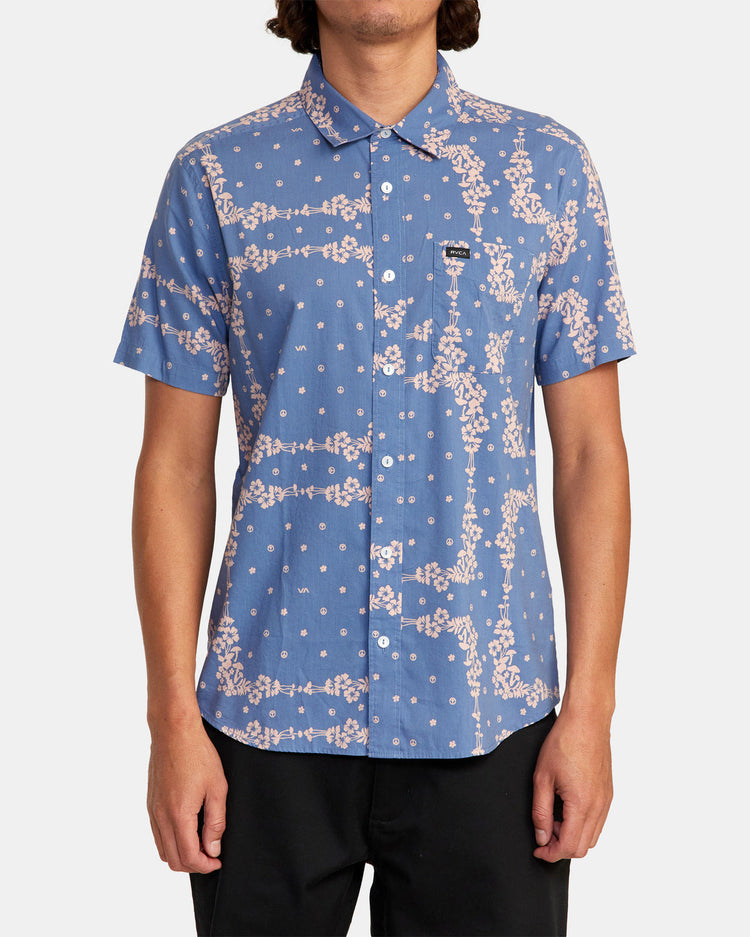 Loom Short Sleeve Shirt - Royal