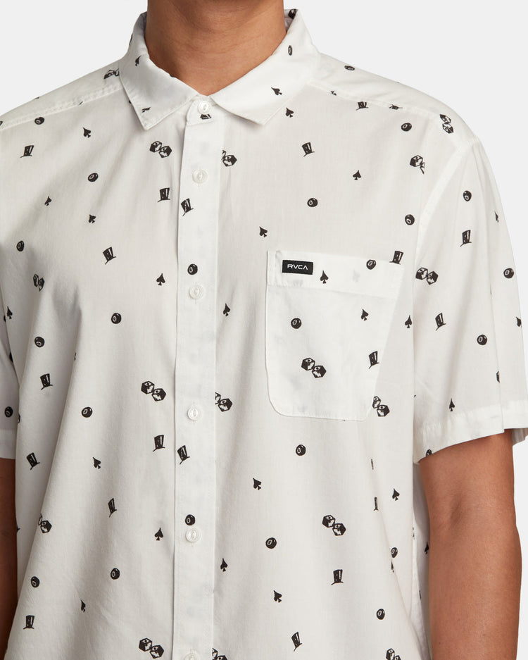 Degenerate Short Sleeve Shirt - Vanilla