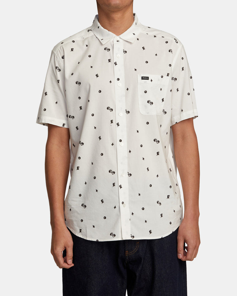 Degenerate Short Sleeve Shirt - Vanilla