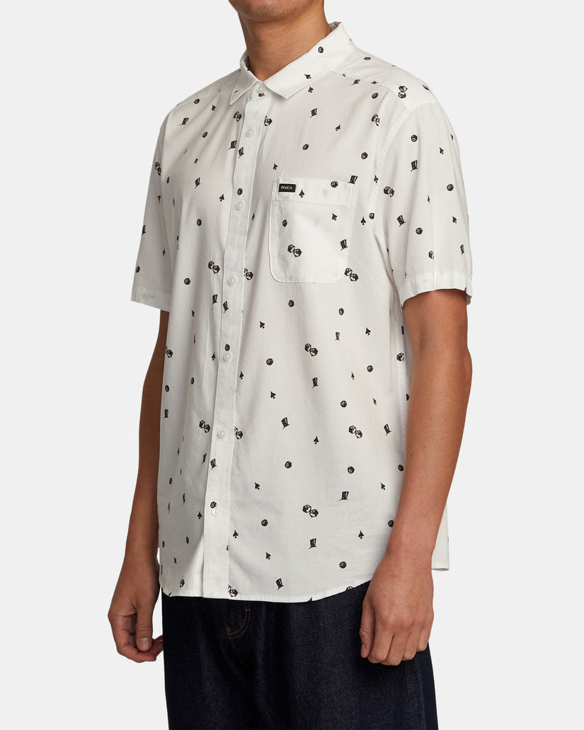 Degenerate Short Sleeve Shirt - Vanilla