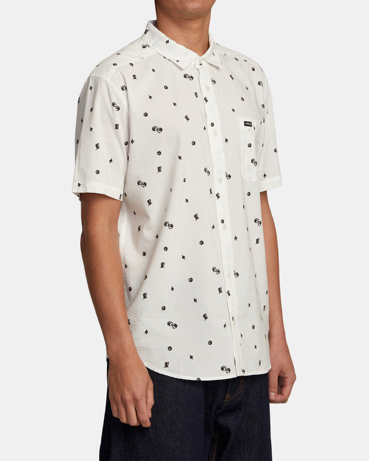 Degenerate Short Sleeve Shirt - Vanilla