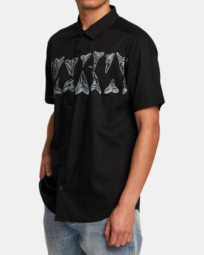Hawaii Horton Short Sleeve Shirt - Black