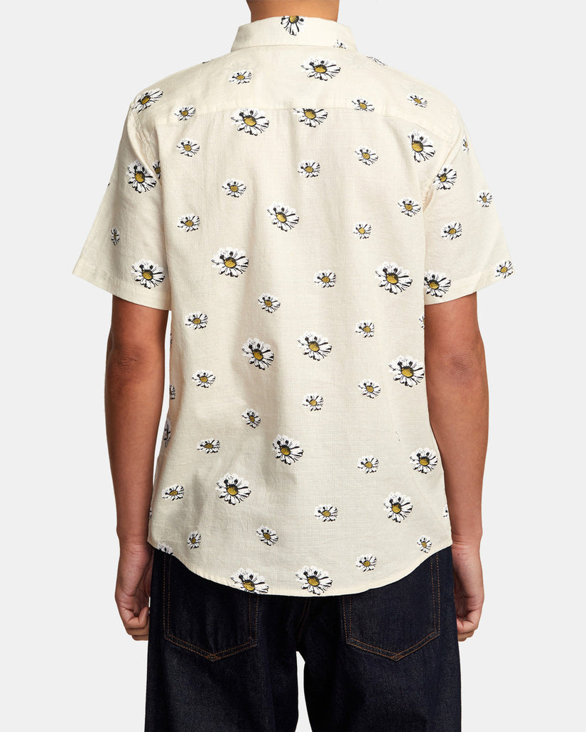 Pushin Up Short Sleeve Shirt - Vanilla