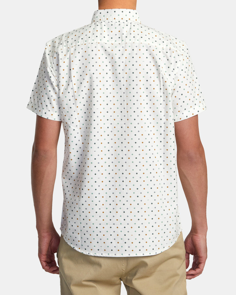 That'll Do Print Short Sleeve Shirt - Antique White