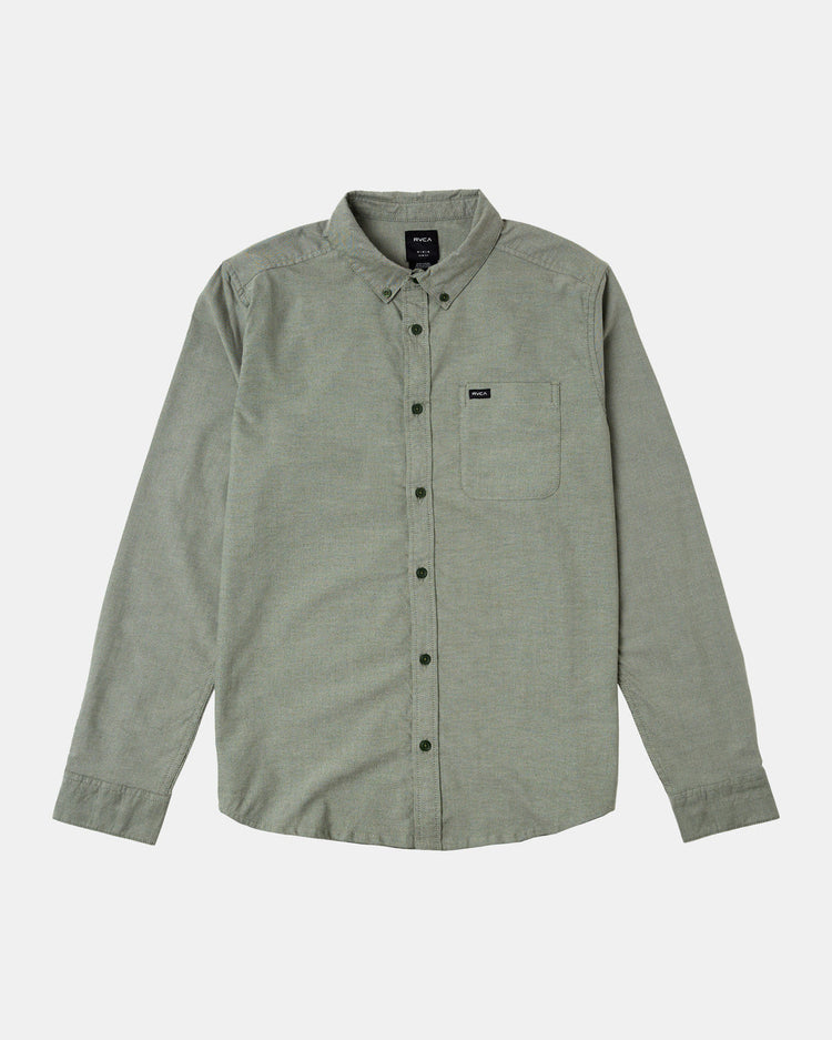 Thatll Do Stretch Long Sleeve Shirt - College Green