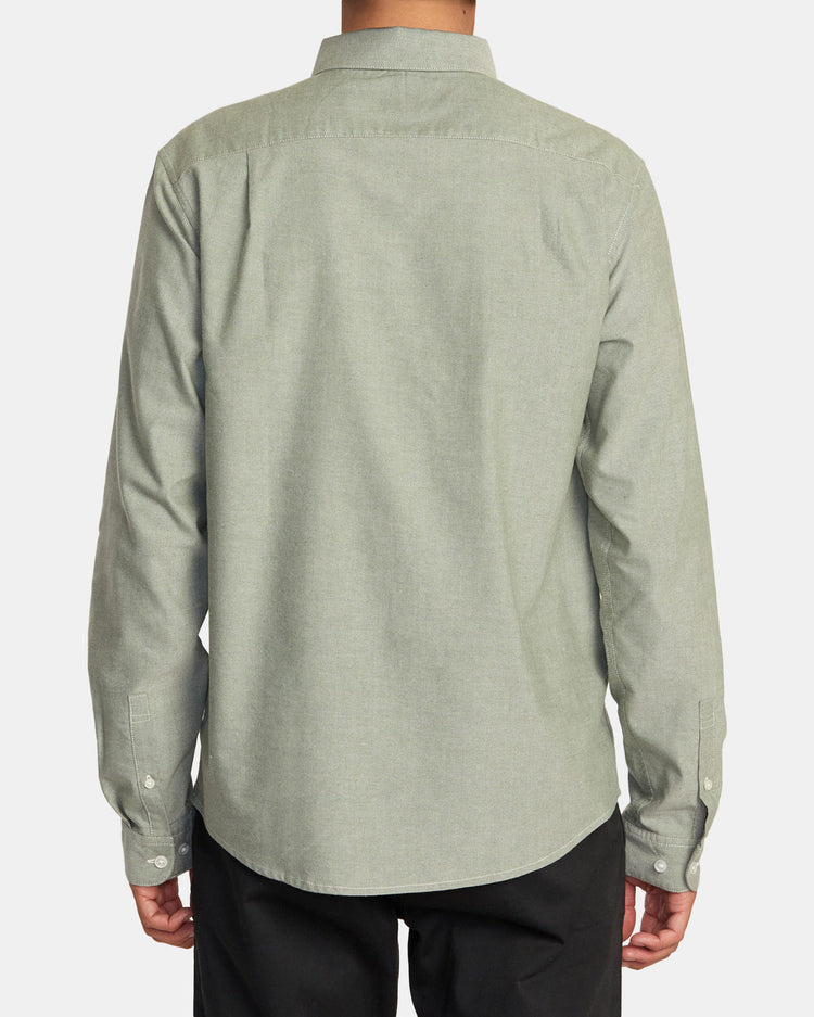 Thatll Do Stretch Long Sleeve Shirt - College Green