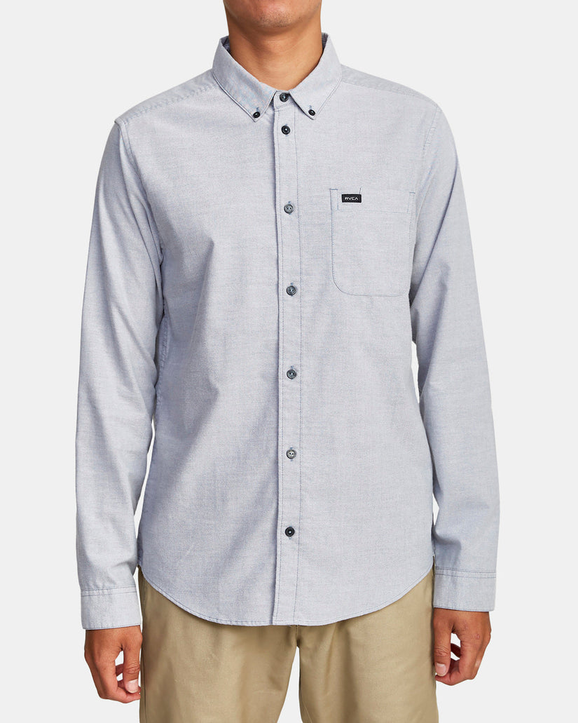 Thatll Do Stretch Long Sleeve Shirt - Pavement