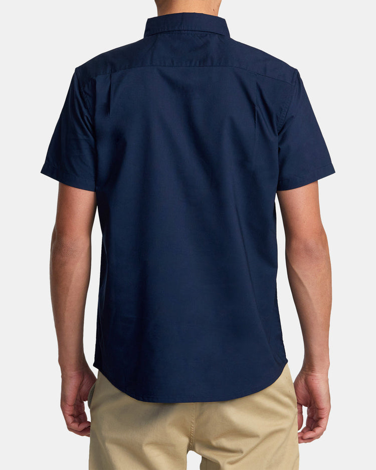 Thatll Do Stretch Short Sleeve Shirt - Navy Marine