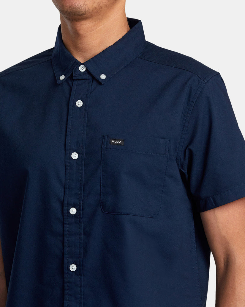 Thatll Do Stretch Short Sleeve Shirt - Navy Marine