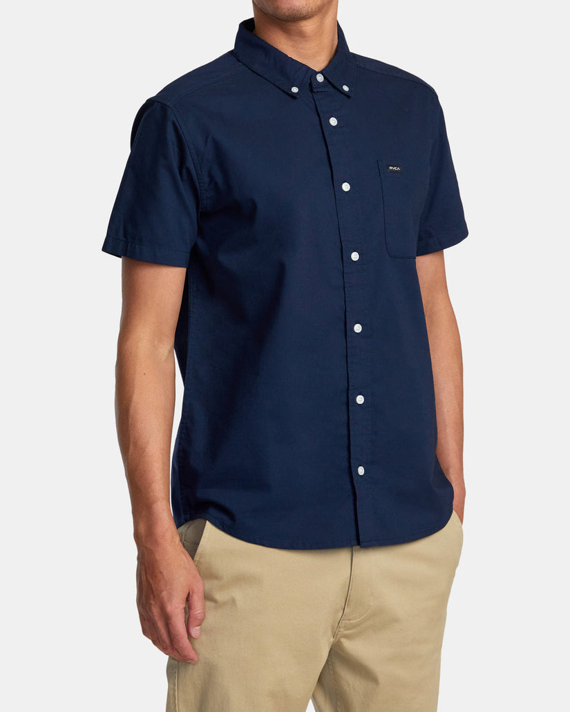 Thatll Do Stretch Short Sleeve Shirt - Navy Marine