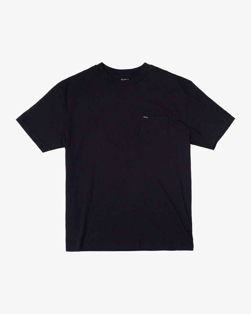 Solo Label Pigment Dye Tee - Black