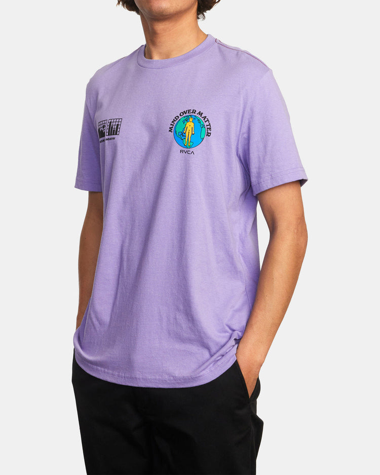 Over Matter Tee - Astra Purple