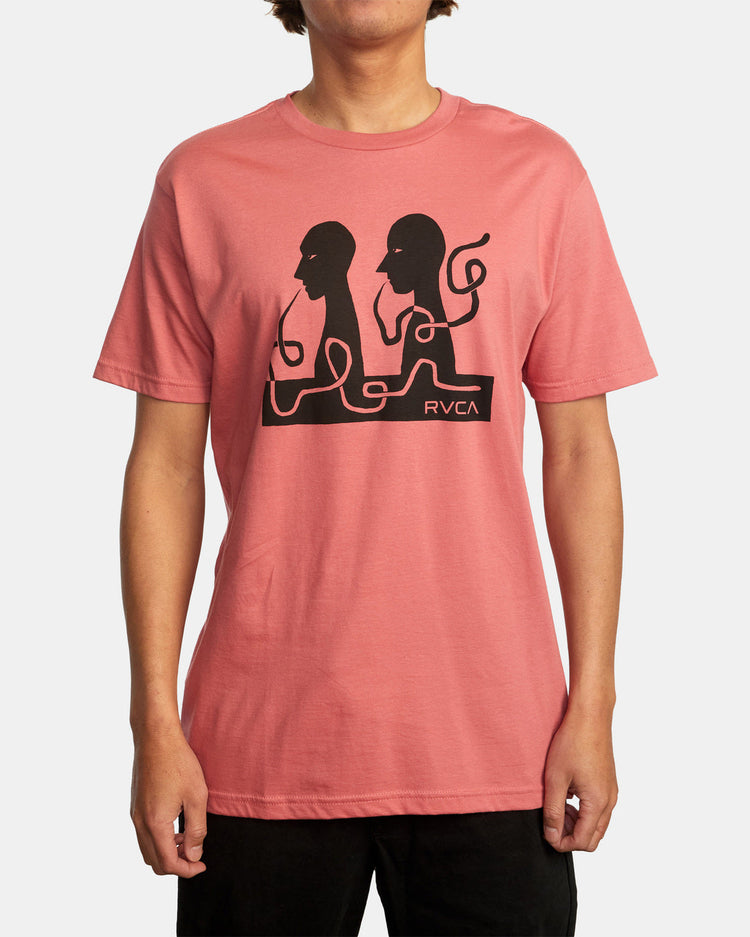 Silhouettes Tee - Dusty Pink