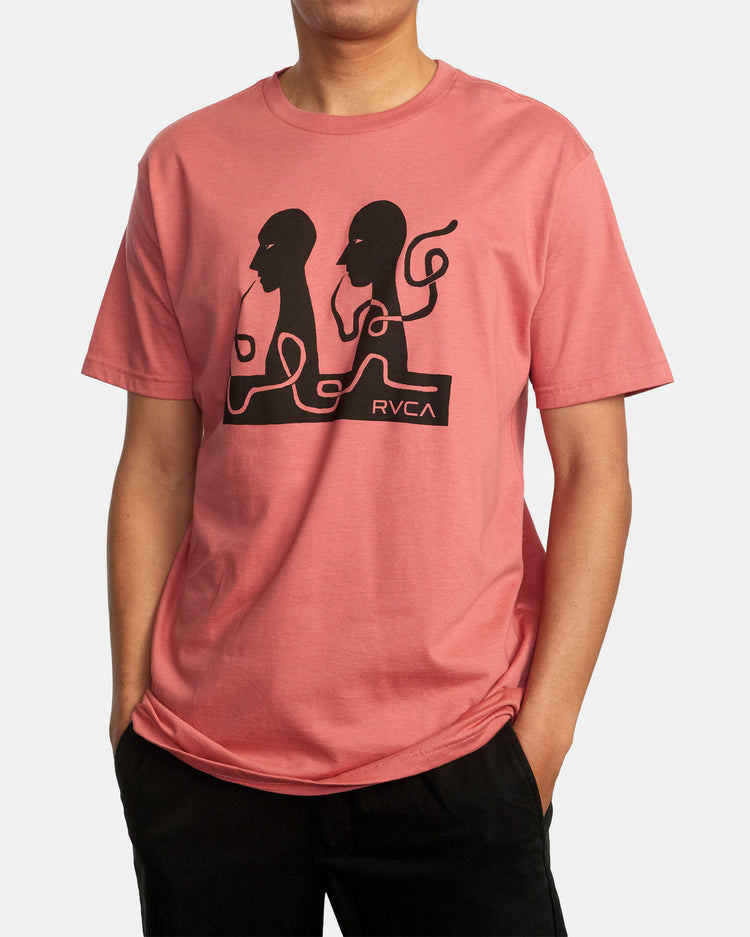 Silhouettes Tee - Dusty Pink