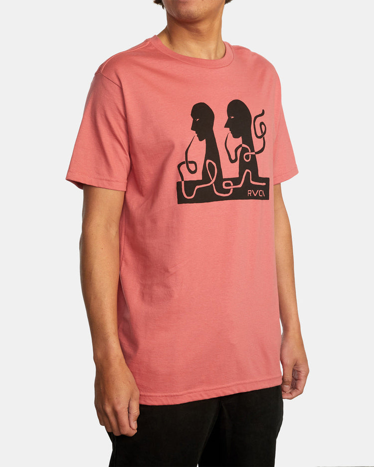 Silhouettes Tee - Dusty Pink