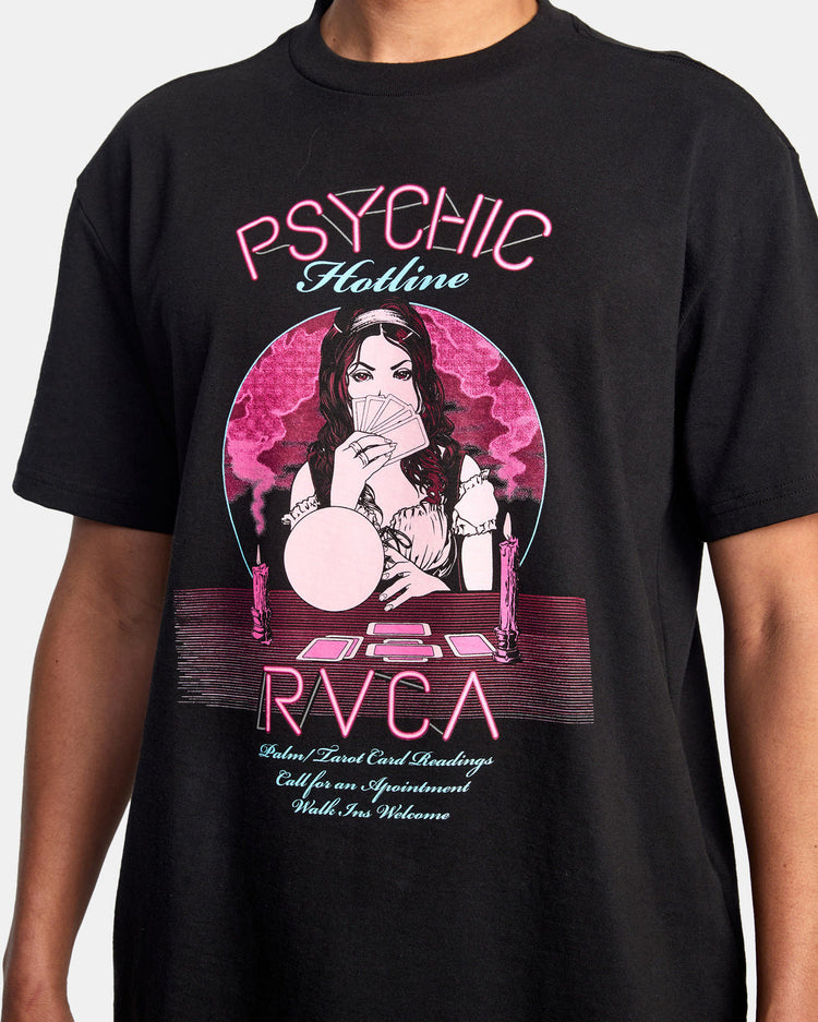 Psychic Hotline Tee - Black