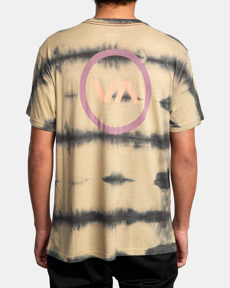 VA Mod Tie-Dye Tee - Black/Tan Tie Dye