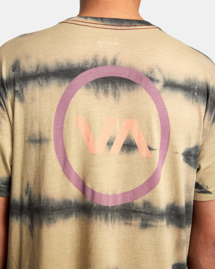 VA Mod Tie-Dye Tee - Black/Tan Tie Dye